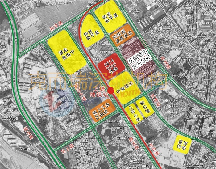 龙华上塘再添双地铁大型旧改 5月开拆