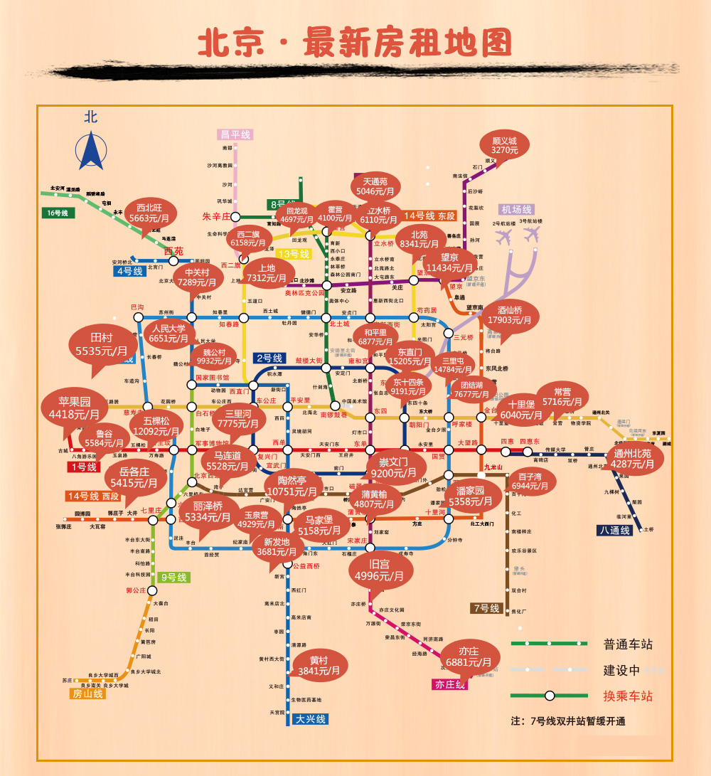 北京房子买不起!看完 房租地图 要哭瞎! - 房天下