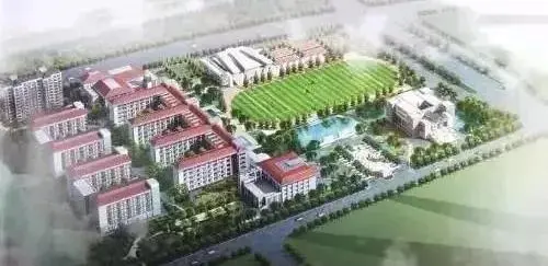 (常熟市滨江实验中学示意图)