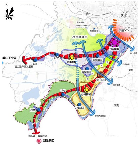 区域规划——经开汉南实现一体化规划打造幸福宜居之城