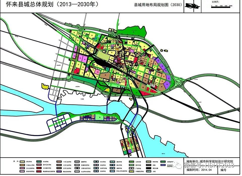 最新消息!张家口怀来县2013-2020年城乡总体规划图出炉