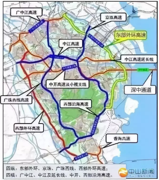 广州将规划建设1号公路,由现在的京珠高速及规划的南大干线,东部干线