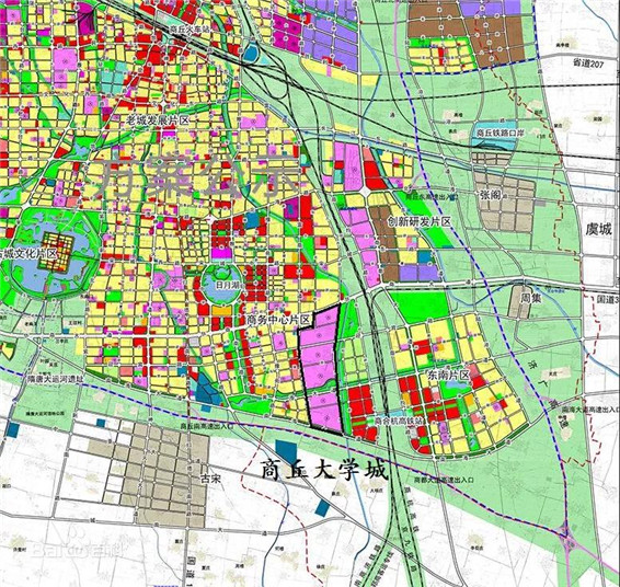 商丘大学城丨规划图