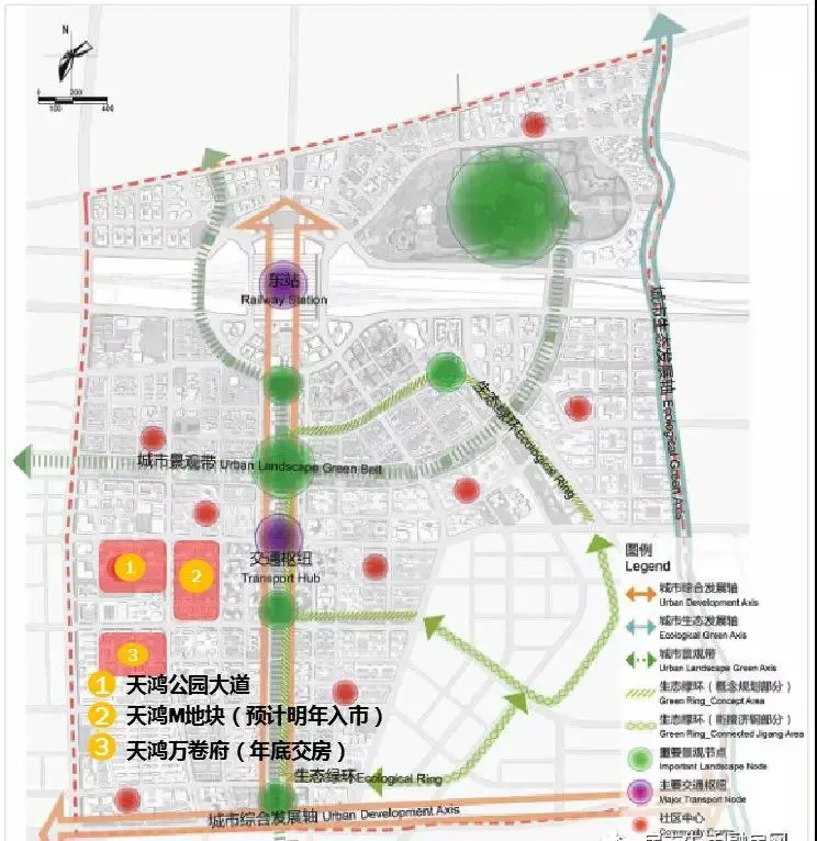 新东站核心区世界级规划出炉,距离万象新天1.3公里!