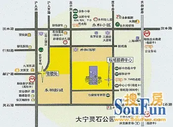 大华阳城花园交通图-上海搜房网