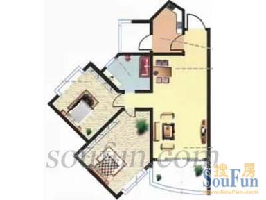 东方家园户型图户型图6 2室2厅1卫1厨