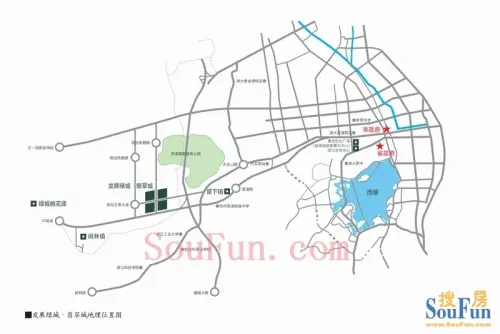 翡翠城绿城集团联手铁路投资集团在杭州城西西溪板块合力开发的