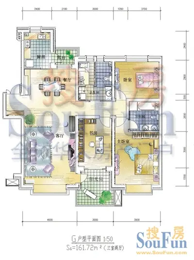 中海水岸春城户型图
