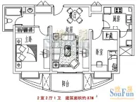 上海公馆户型图-昆山搜房网