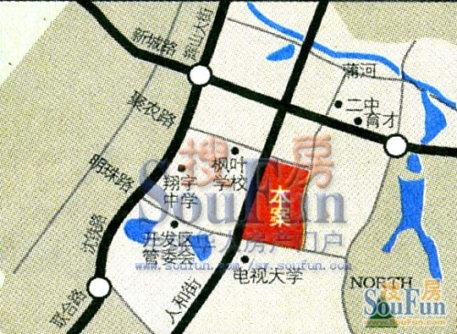 水墨丹青鹇宫位于蒲河生活区,中国第四大新区沈北新区宜居之地图片