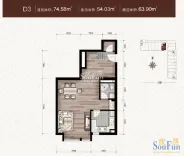 �������loft-D3���� 1��1��1��1�� 74.58�O