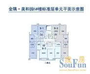 ��������԰6#¥��׼��2��Ԫƽ��ʾ��ͼ 