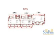 ³��˳���³�905��¥���ͷֲ�ͼ 