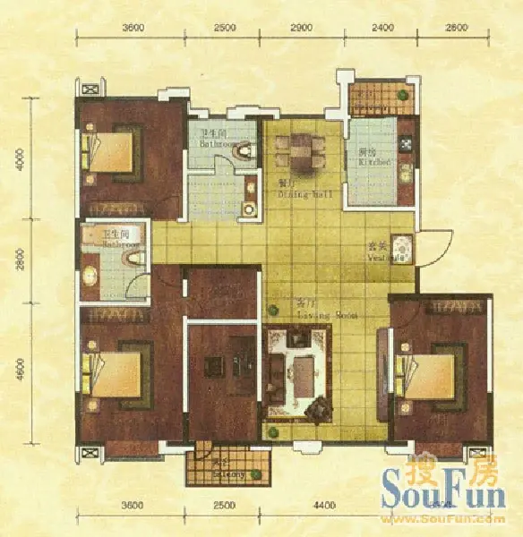 绿地新里中央公馆户型图