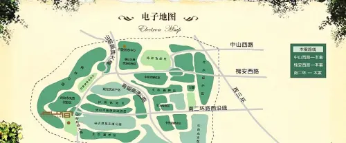 上山间交通图 石家庄百度二手房
