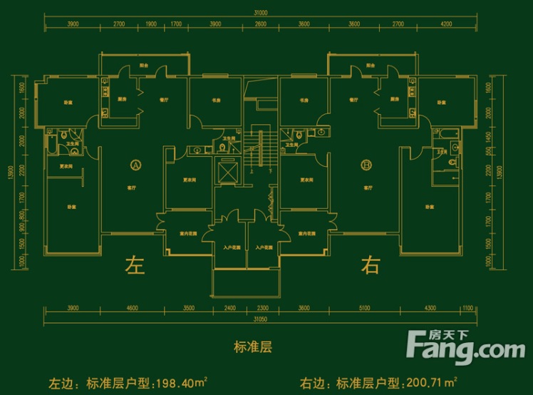 仁恒湖滨城户型-唐山房天下