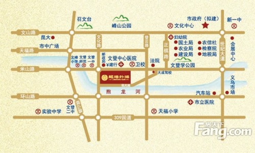 龙港外滩交通图; 龙港外滩[在售]; 龙港地图图片