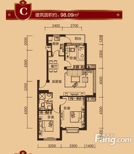 巴塞罗娜户型-葫芦岛房天下