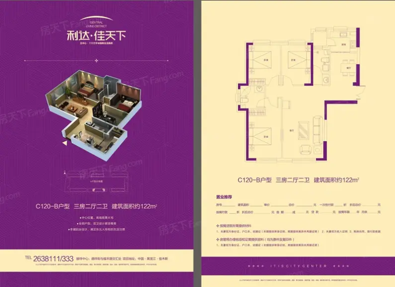 利达·佳天下户型图