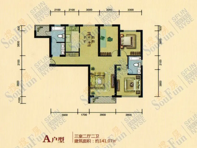 峄州仙坛苑户型-枣庄房天下