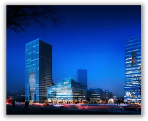 中国电子西安产业园泾渭工业园 写字楼处于前