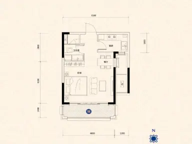 国信御湖公馆户型图-长春搜房网