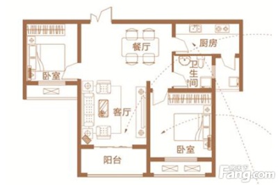 建业·公园里户型图-焦作搜房网