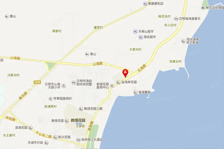 日照新房 山海天旅游度假区楼盘 瑞丰·提香海岸 楼盘相册 > 交通图