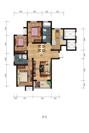 南通邹平天悦学府户型图