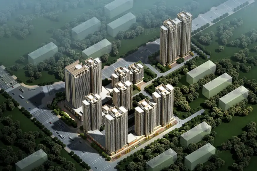 升龙御玺鸟瞰图-郑州搜房网