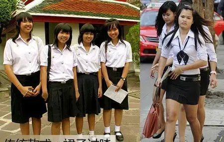 各地女生校服有看点 越南最保守泰国最风情