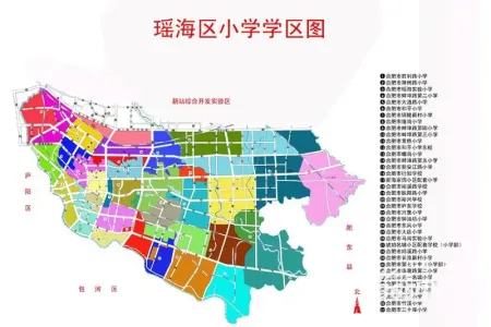 2012年合肥市各区小学学区划分图汇总