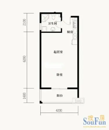 50平米户型图赏析