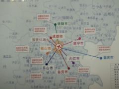 成都新机场规划图(来源:搜房网)
