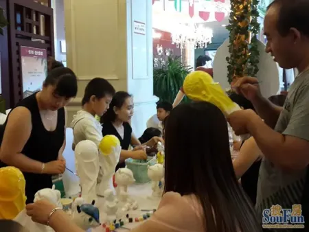 恒大城 世界杯彩陶之旅 彩陶DIY活动精彩瞬间_