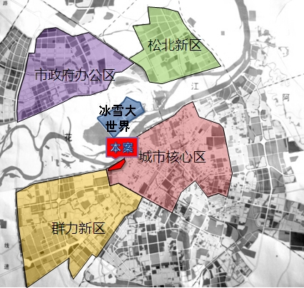哈尔滨市区公园地图展示图片
